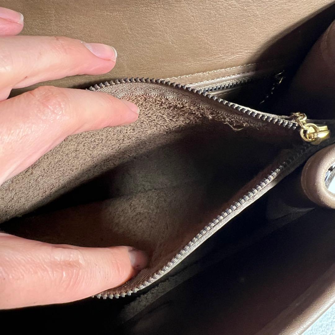 オールドコーチ ショルダーバッグ 2way ターンロック モカブラウン USA製