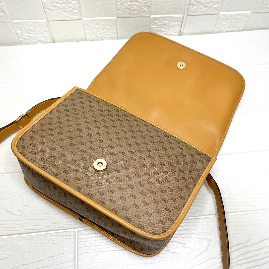 ✨上美品✨☘️GUCCI☘️✨ショルダーバッグ✨マイクロGG✨シェリー✨PVCレザー