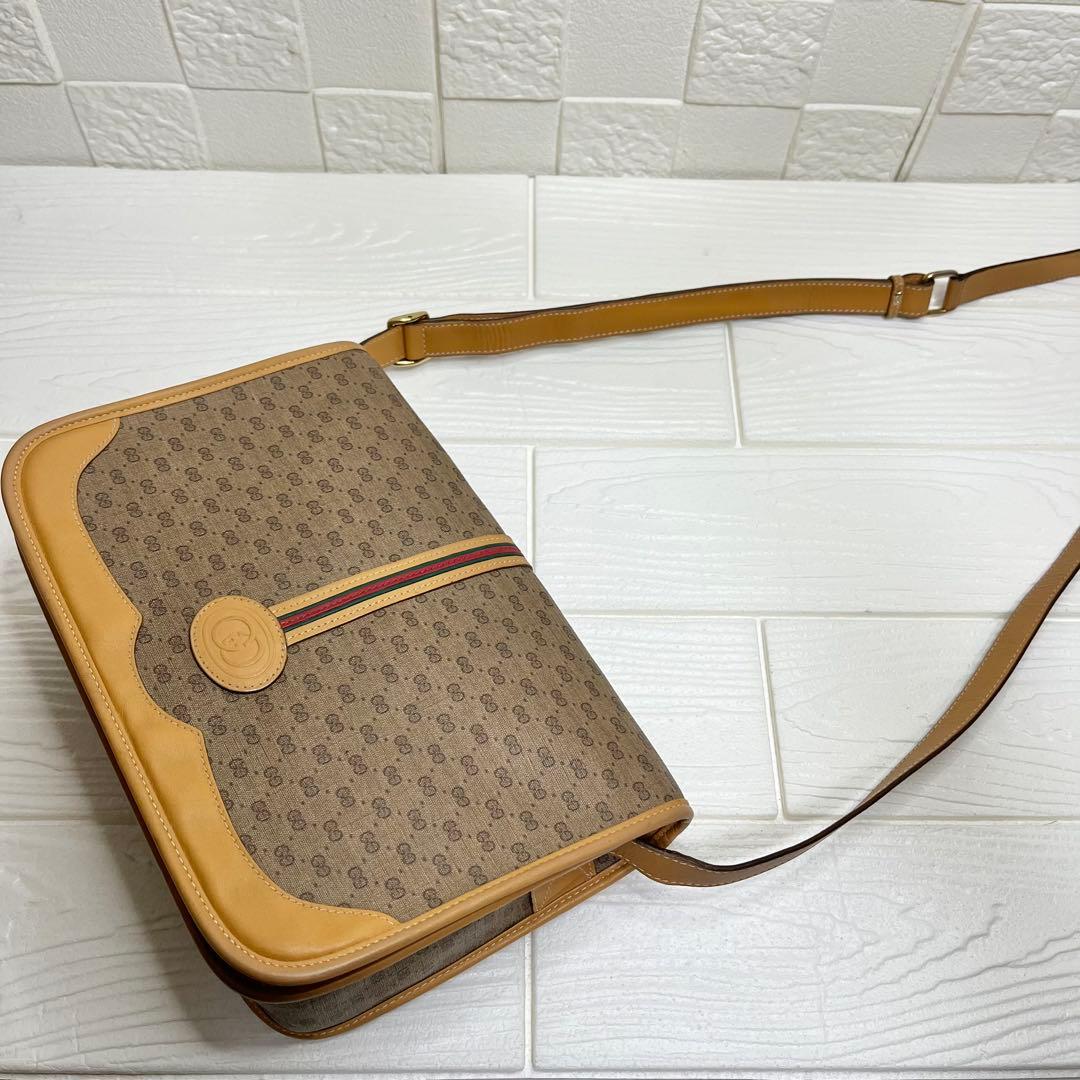 ✨上美品✨☘️GUCCI☘️✨ショルダーバッグ✨マイクロGG✨シェリー✨PVCレザー