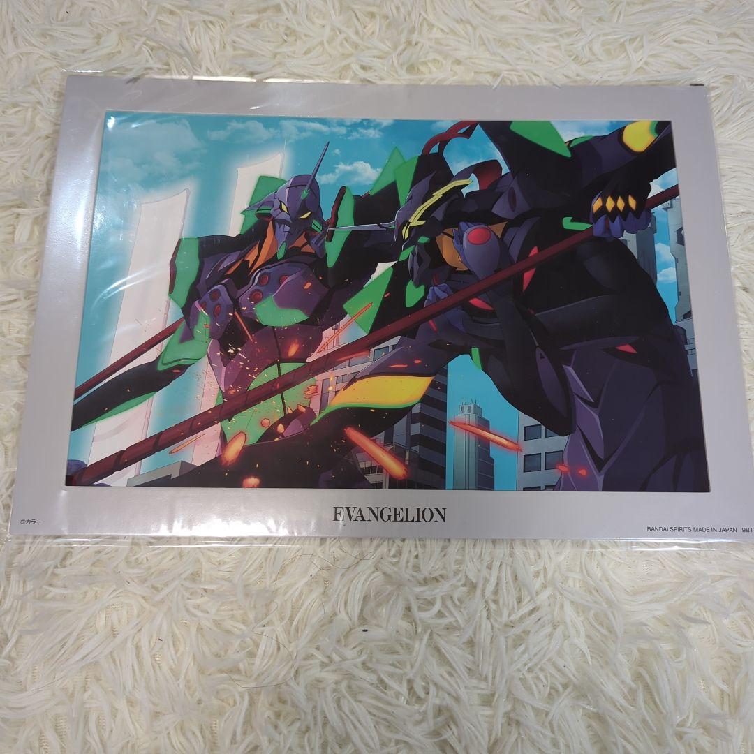 エヴァンゲリオン クリアファイル3枚、ビジュアルシート7枚