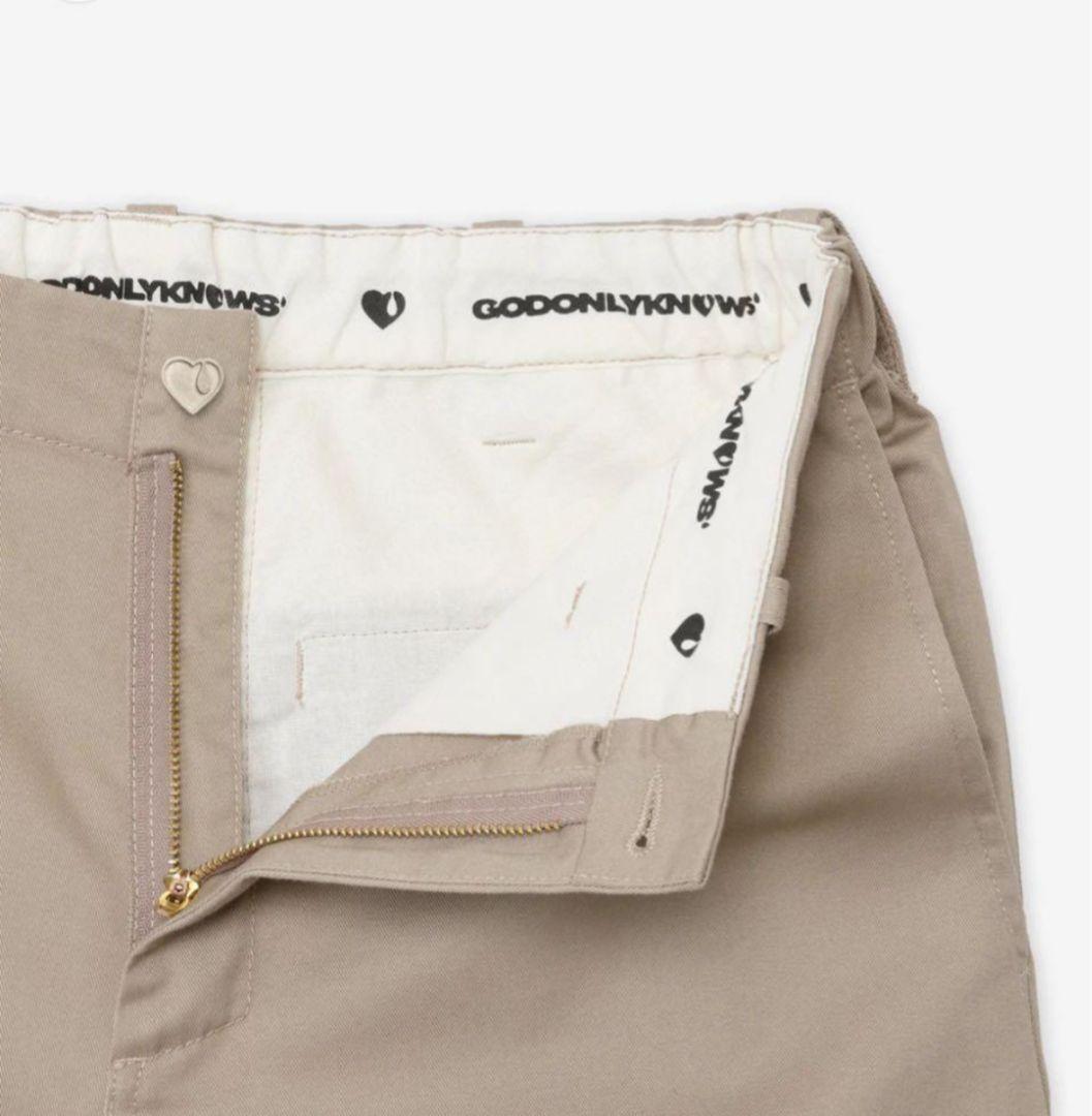 GODONLYKNOWS CHINO PANTS ベージュ Sサイズ