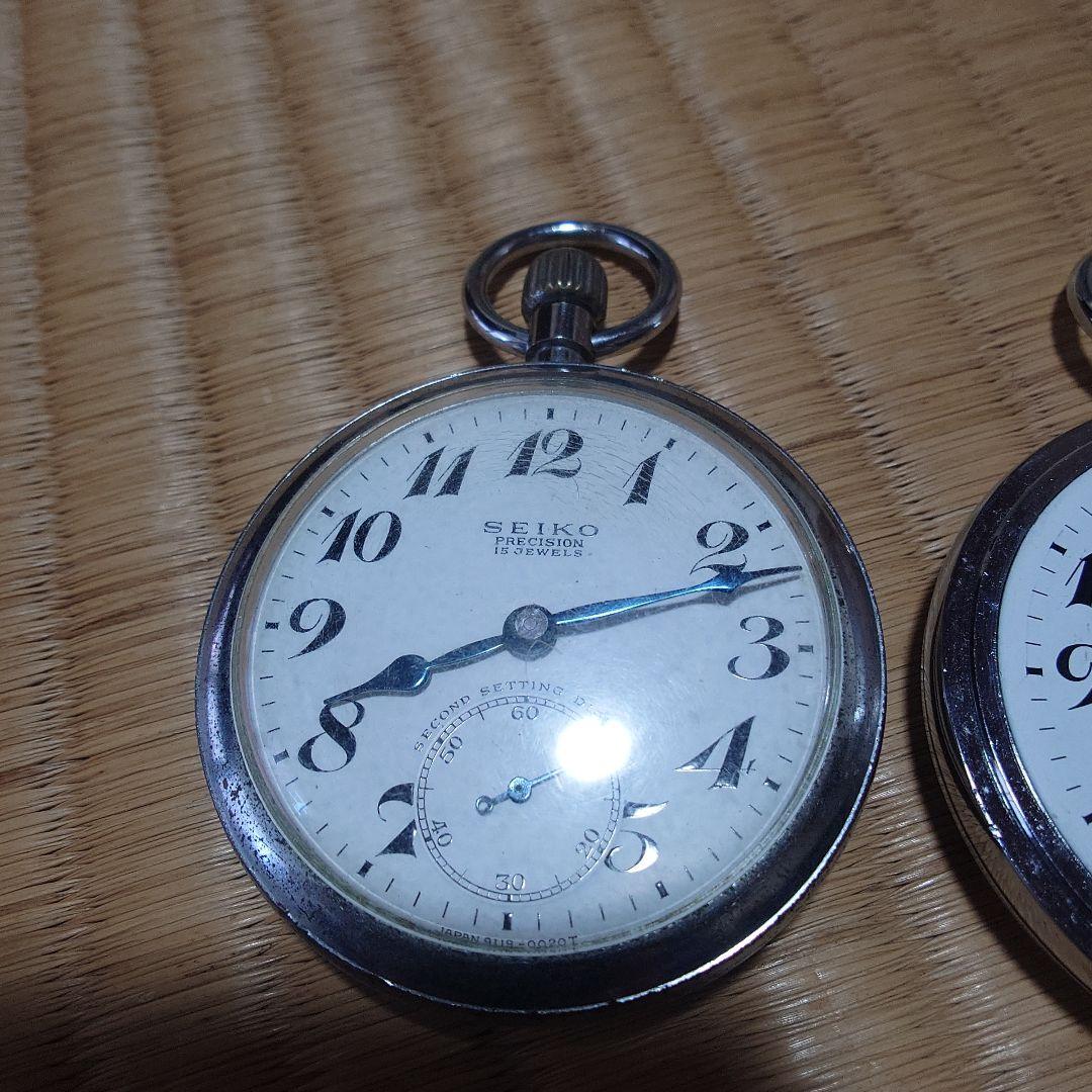 SEIKO 昭和懐中時計 二点セット