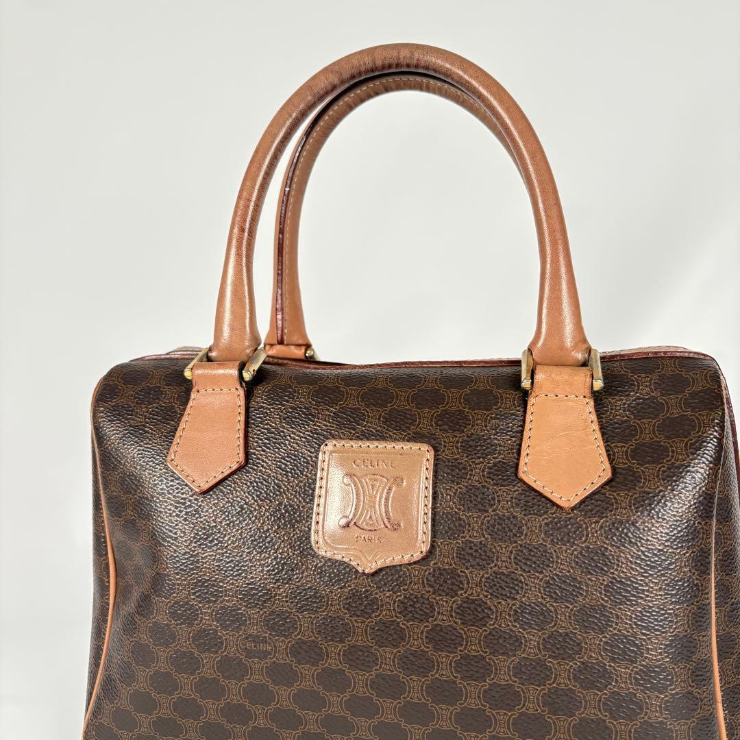CELINE　ミニボストン　ハンドバッグ　マカダム ショルダー　2WAY　M13