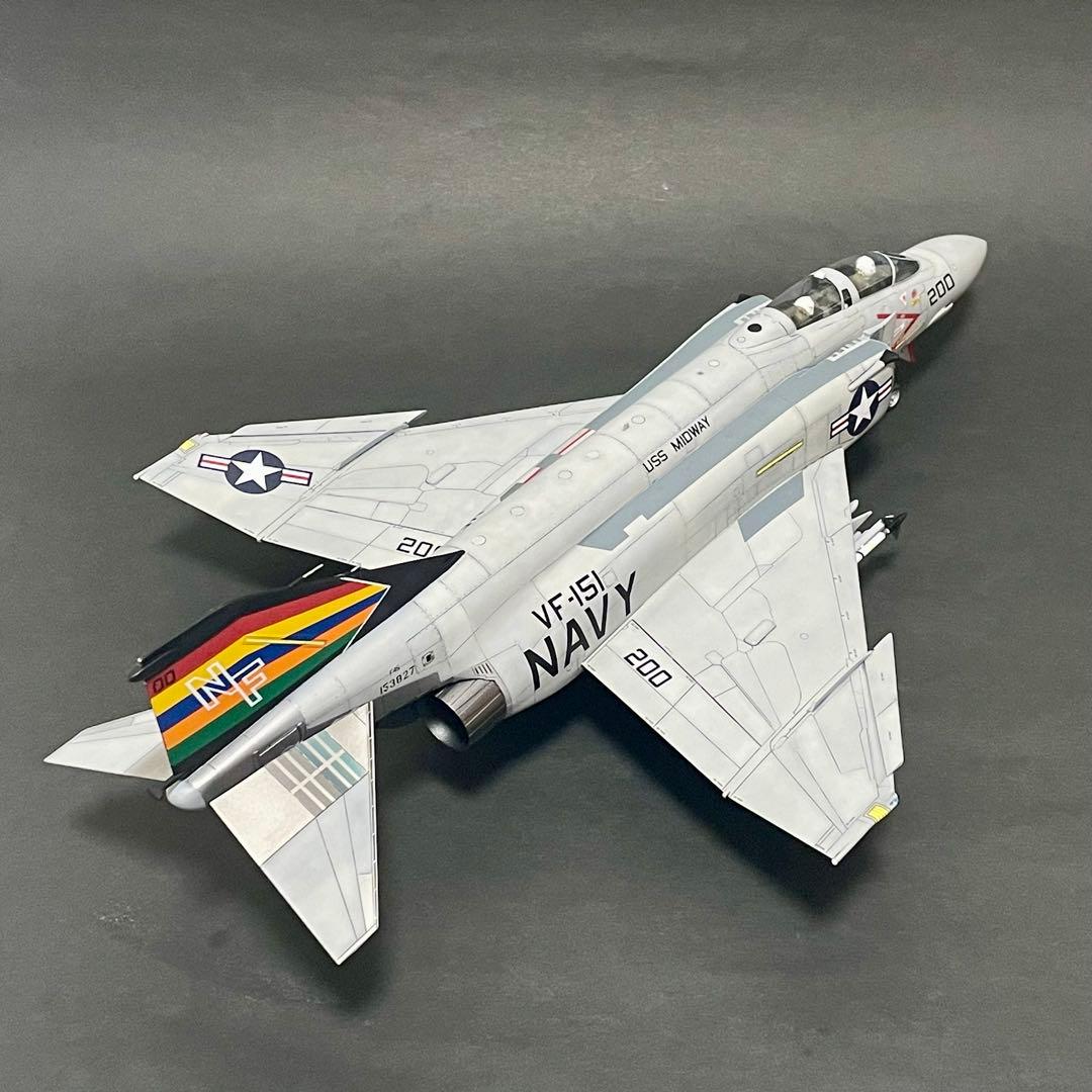 【完成品】 ハセガワ 1/48 F-4S ファントム VF-151