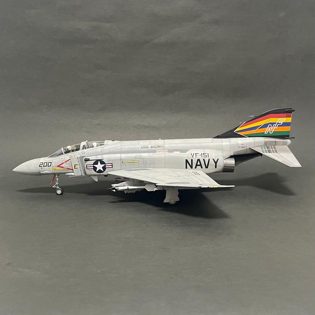 【完成品】 ハセガワ 1/48 F-4S ファントム VF-151