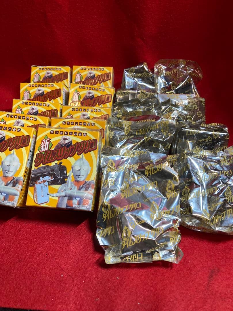 #タイムスリップグリコ オマケ 第2弾18個 3弾22個フィギュアセット