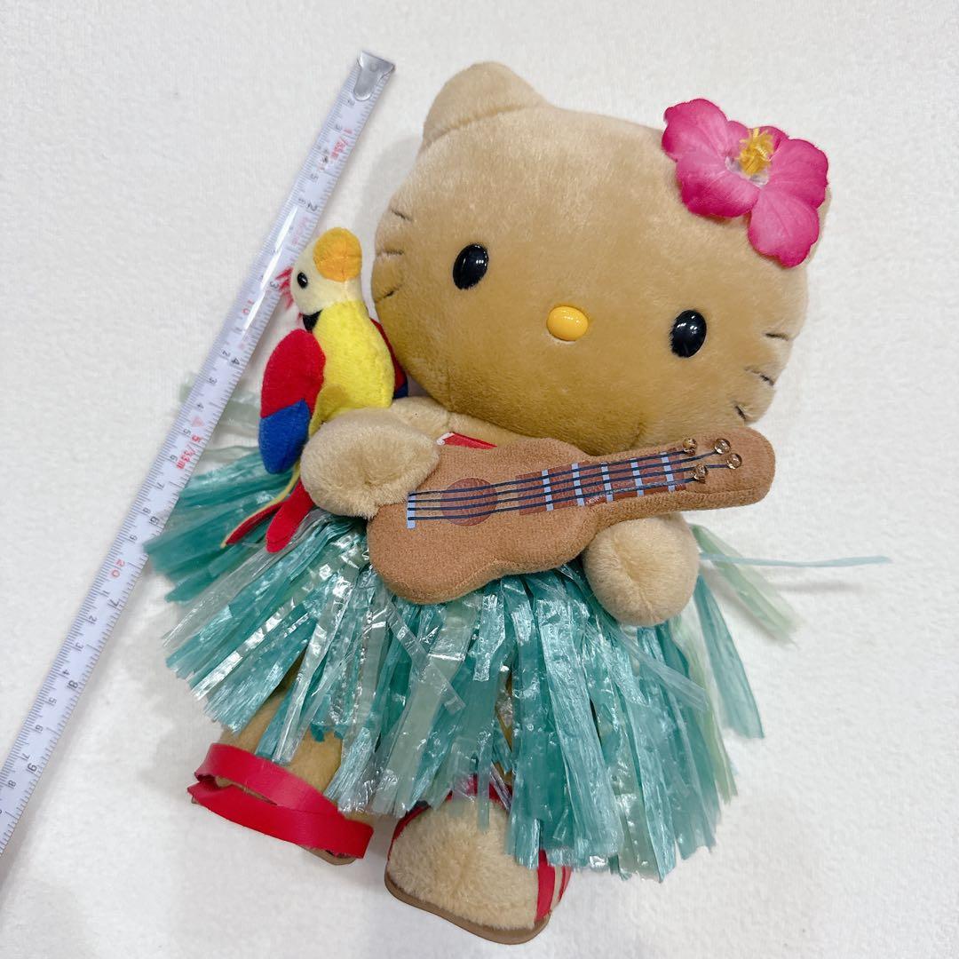 レア‼️アロハ ハワイアン 日焼けキティ ウクレレ ハイビスカス フラ