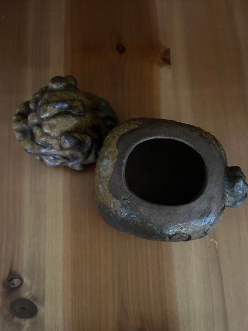 珍品？西村春湖　獅子香炉