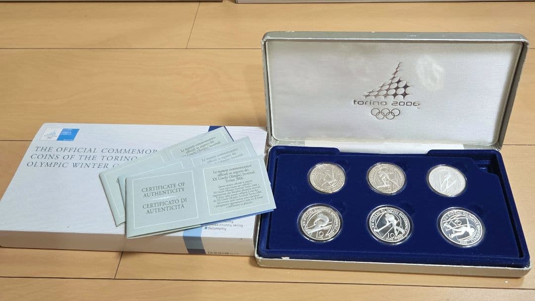 トリノ2006オリンピック記念銀貨セット トリノ2006オリンピック記念銀貨セット トリノ2006オリンピック記念