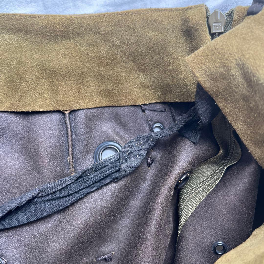 FW 99 Prada Suede Leaf Appliqué Skirt