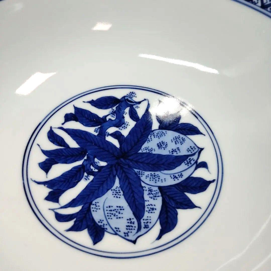 ☆ 馬場京泉 清水焼 染付大鉢