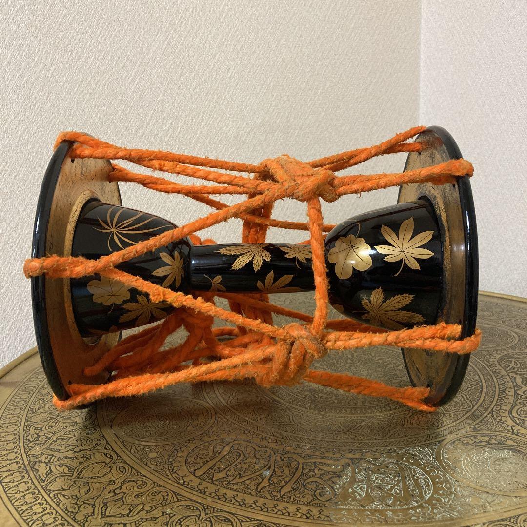 つづみ 鼓 堤太鼓 小鼓 和楽器 雅楽 能楽 ケース付き 古品 - メルカリ