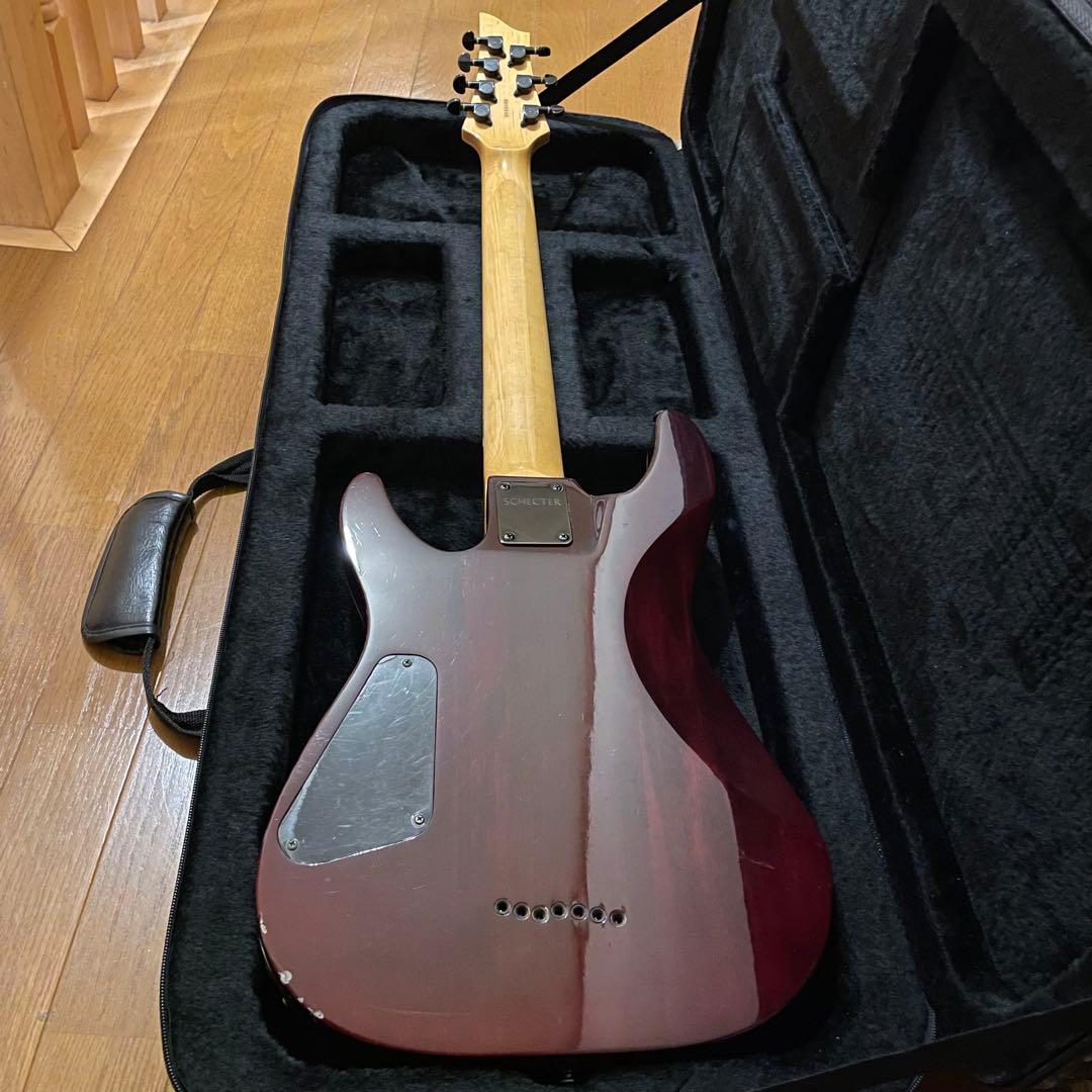 7弦ギター セミハードケース付 Schecter OMEN EXTREME-7