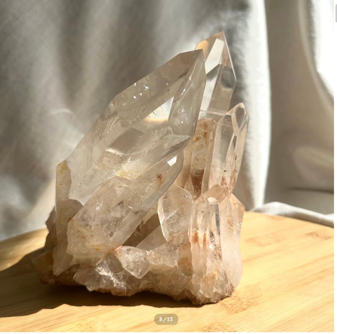 M1728☆水晶クラスター2.4Kg☆天然石 原石☆N50116-B M1728☆水晶