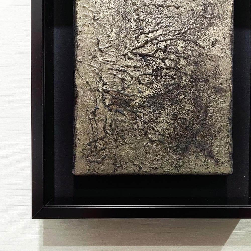 内野隆文抽象画F0号絵画キャンバスアクリル現代美術額縁