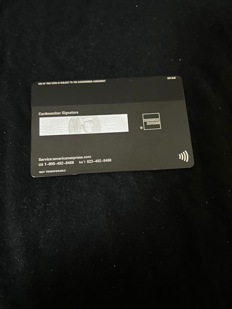 【業界最安値】アメックス　ノベルティ　ブラック　おもちゃ　ユリースズカード