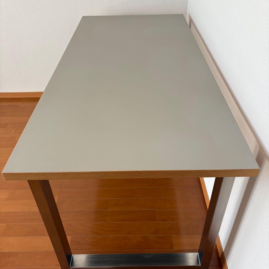 KANADEMONO かなでもの リノリウム テーブル デスク ステンレス脚