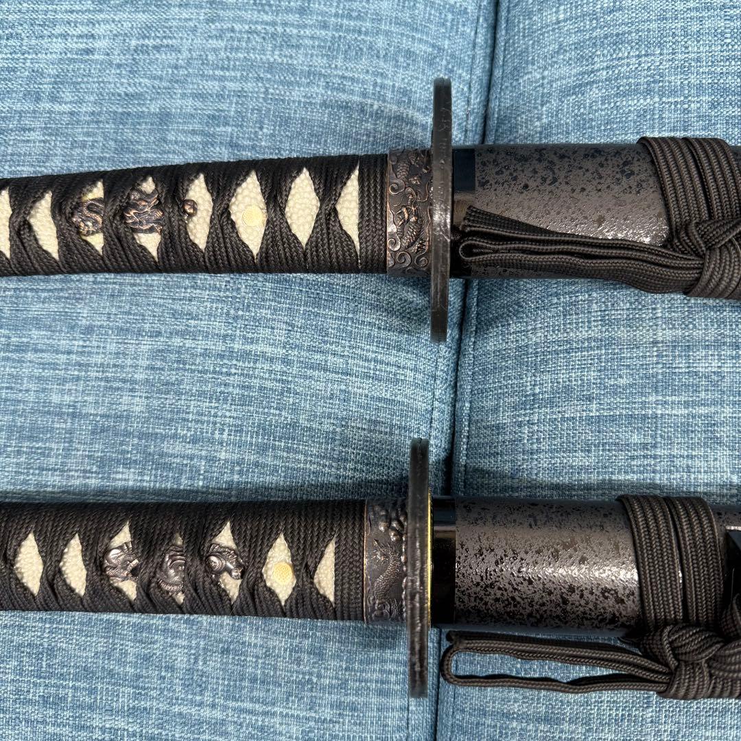 日本刀 ★鞘付き模造刀 大小2本セット 観賞用