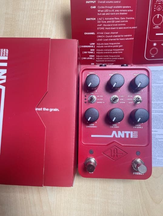 ギター Universal Audio UAFXANTI 1992HIGHGAINAMP