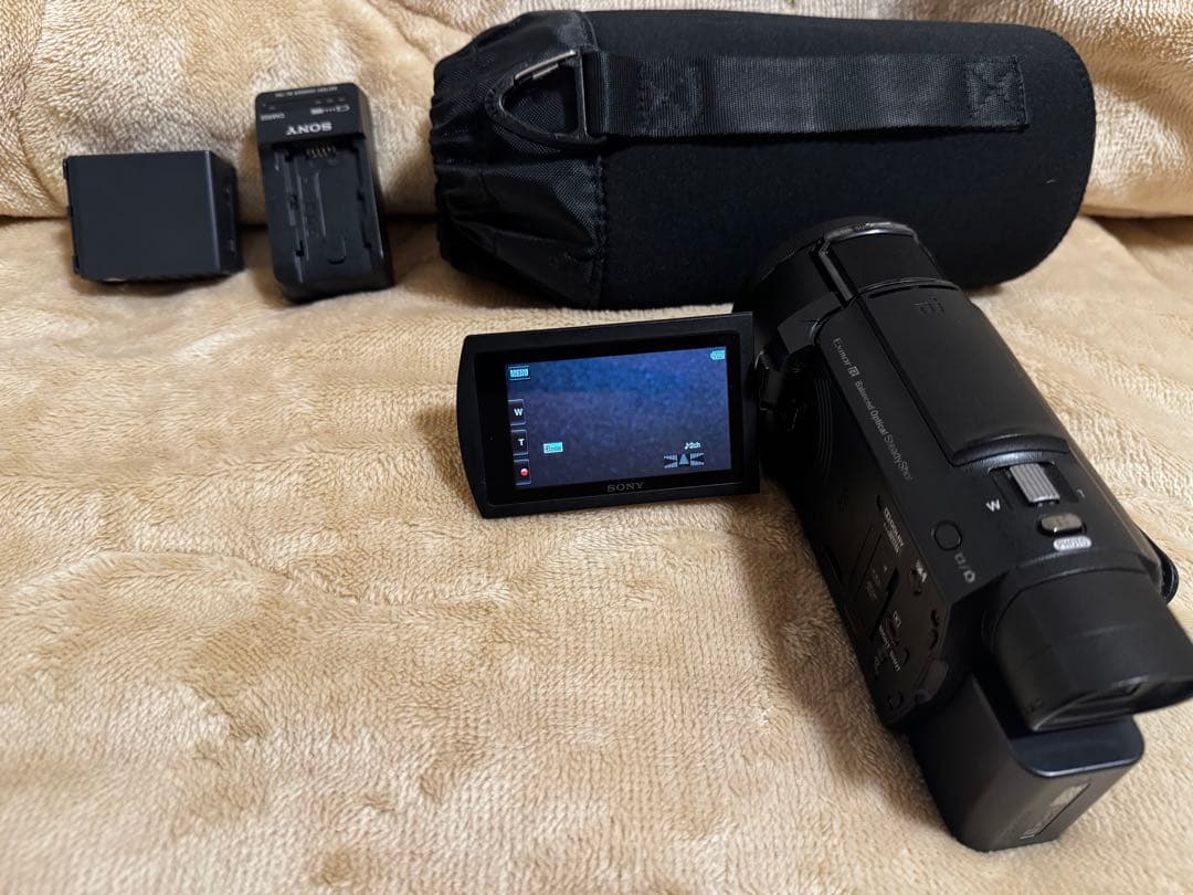 SONY FDR-AX55 4Kビデオカメラ +SDXCカード +カメラケース