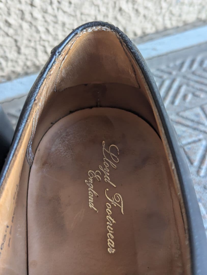 ロイドフットウェア　シングルモンクシューズ　ブラック　Size5.5E