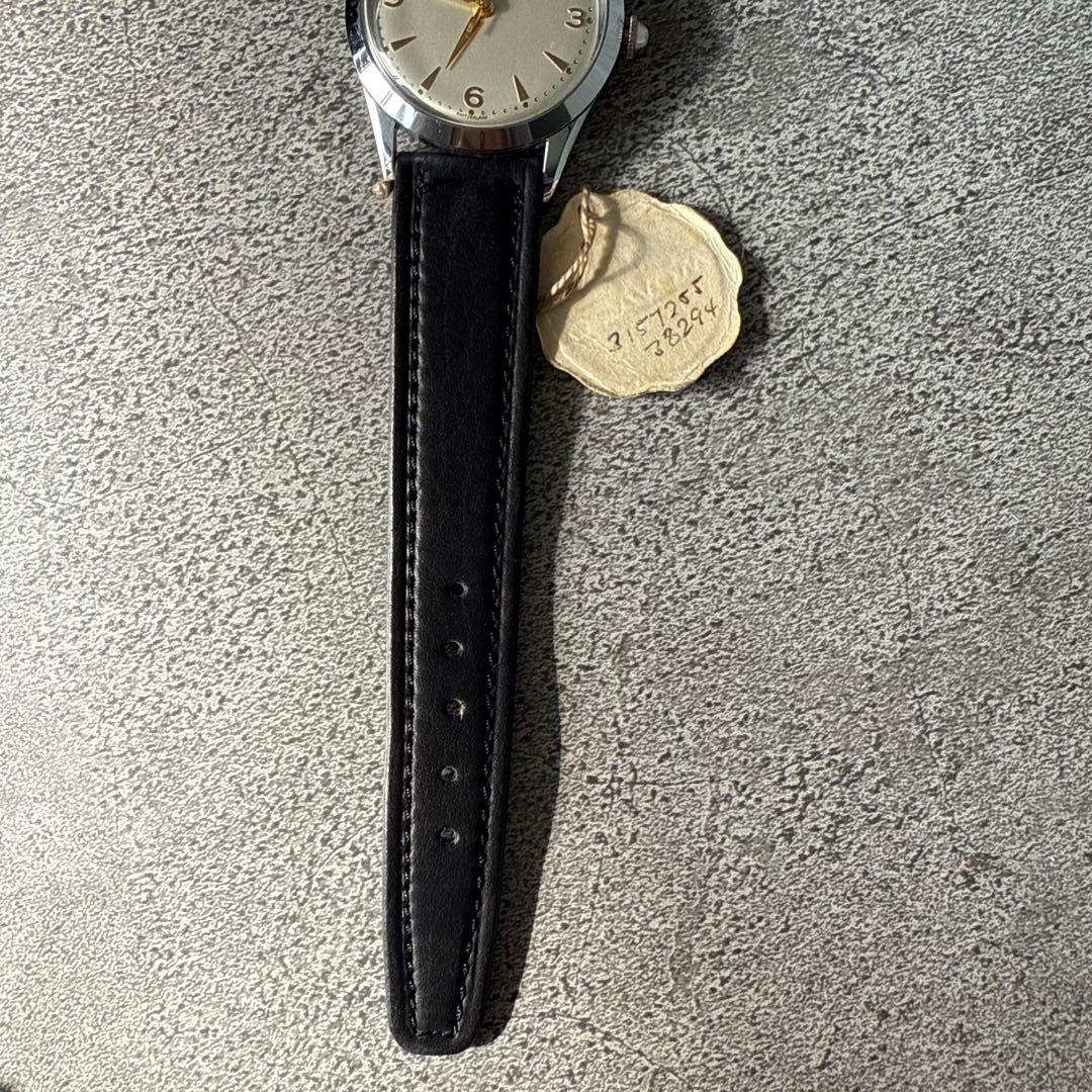 モバード17Jewels手巻き クリームカラー文字盤 箱とタグ付き アンティーク