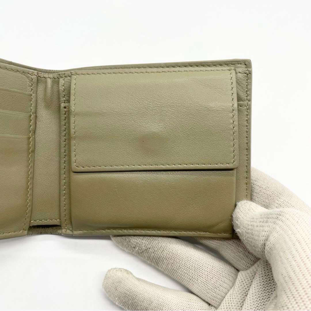 美品✨ボッテガヴェネタ カセット 二つ折り財布 マキシイントレ
