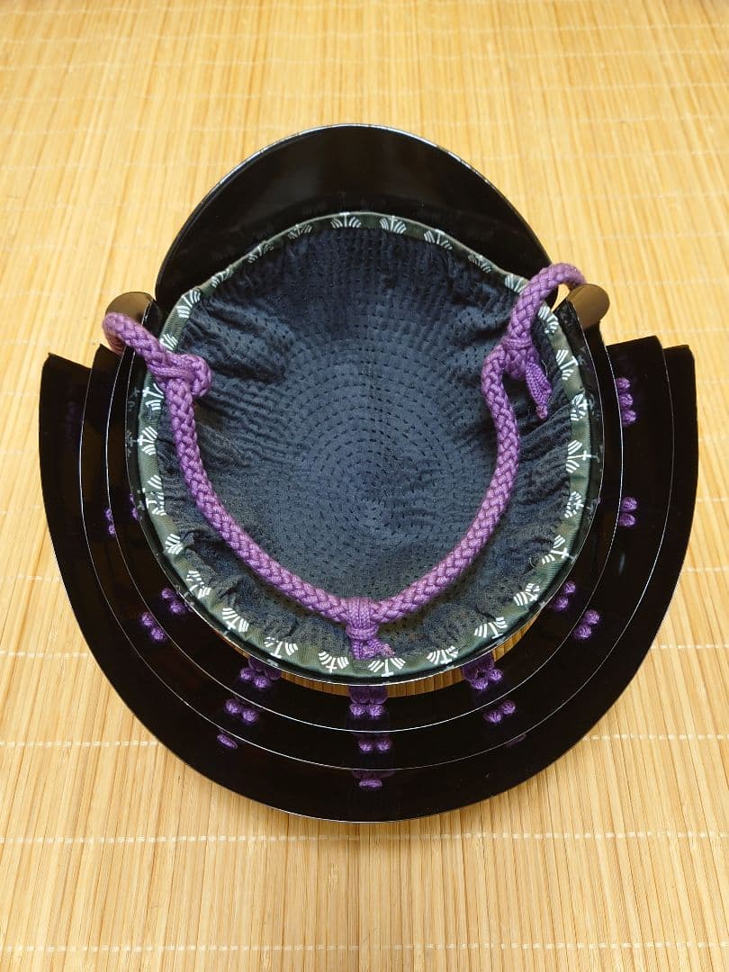 ★全国送料無料☆紫糸威雲龍二枚胴具足☆等身大鎧一領☆甲冑★