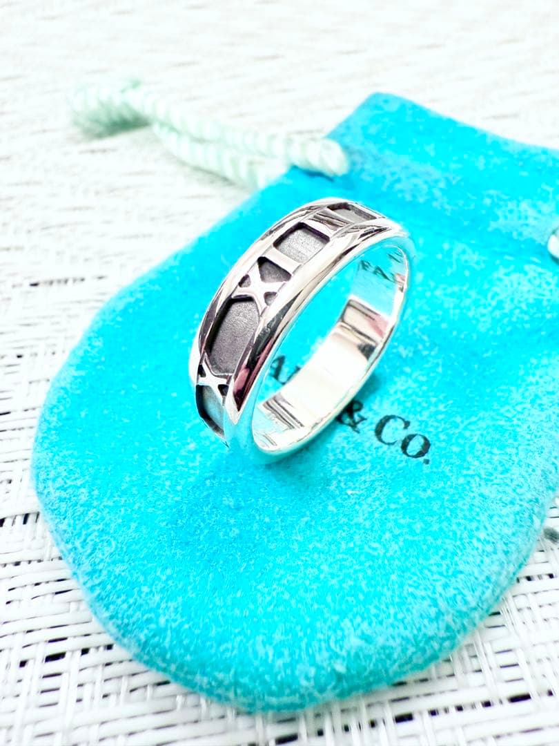 ティファニー　アトラス　指輪　リング　20号　研磨仕上げ済み美品 925