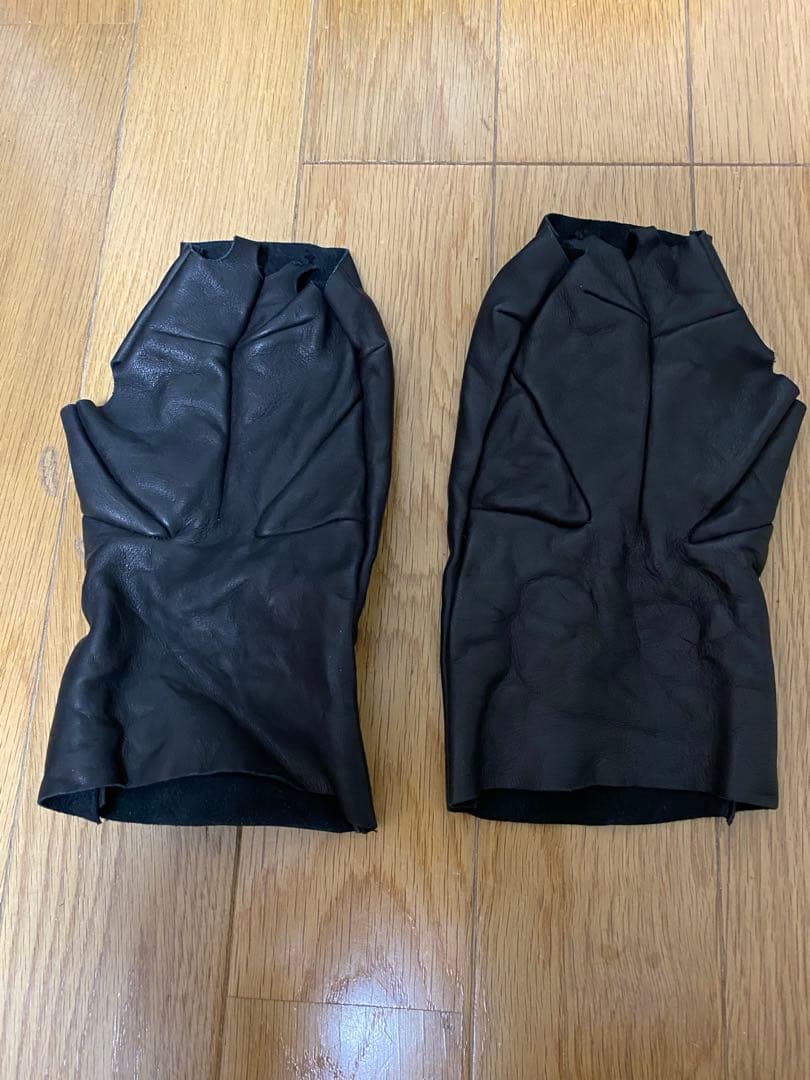 DEVOA レザー&カシミヤ レイヤードグローブ