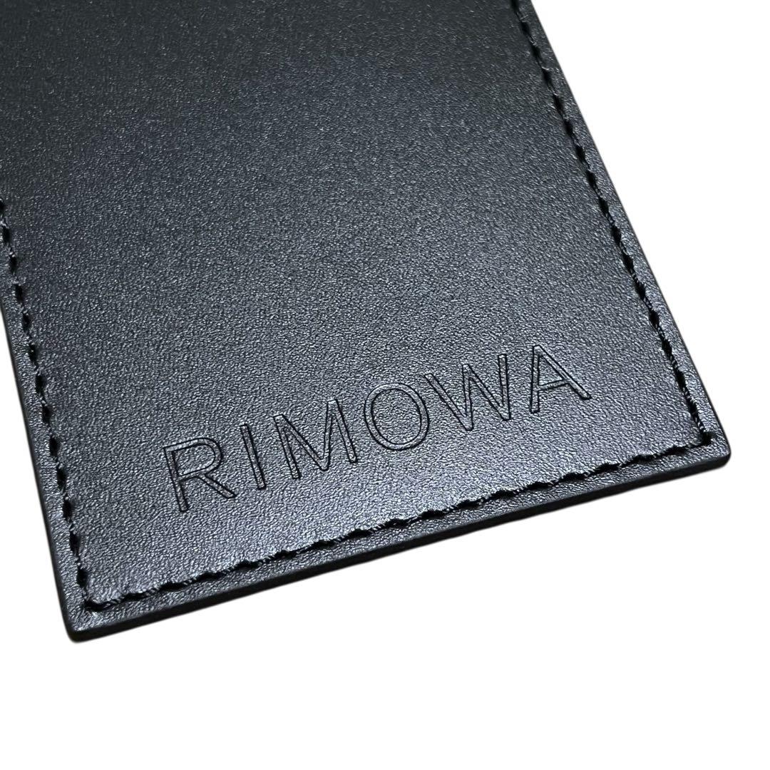 未使用】リモワ RIMOWA ラゲージタグ ネームタグ ブラック - メルカリ