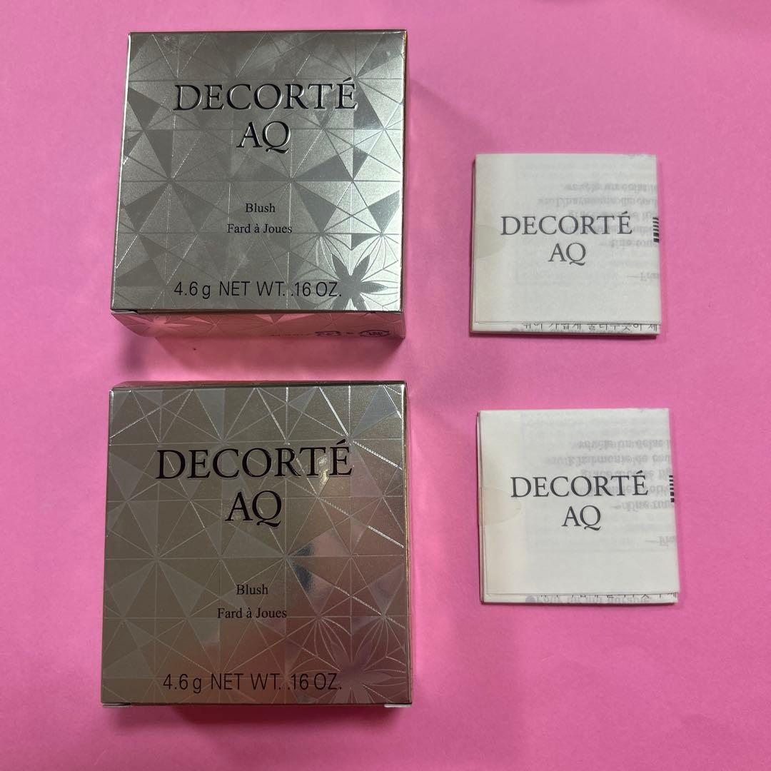 【ほぼ新品‼️】コスメデコルテAQ　ブラッシュ01 04 フェイスカラー