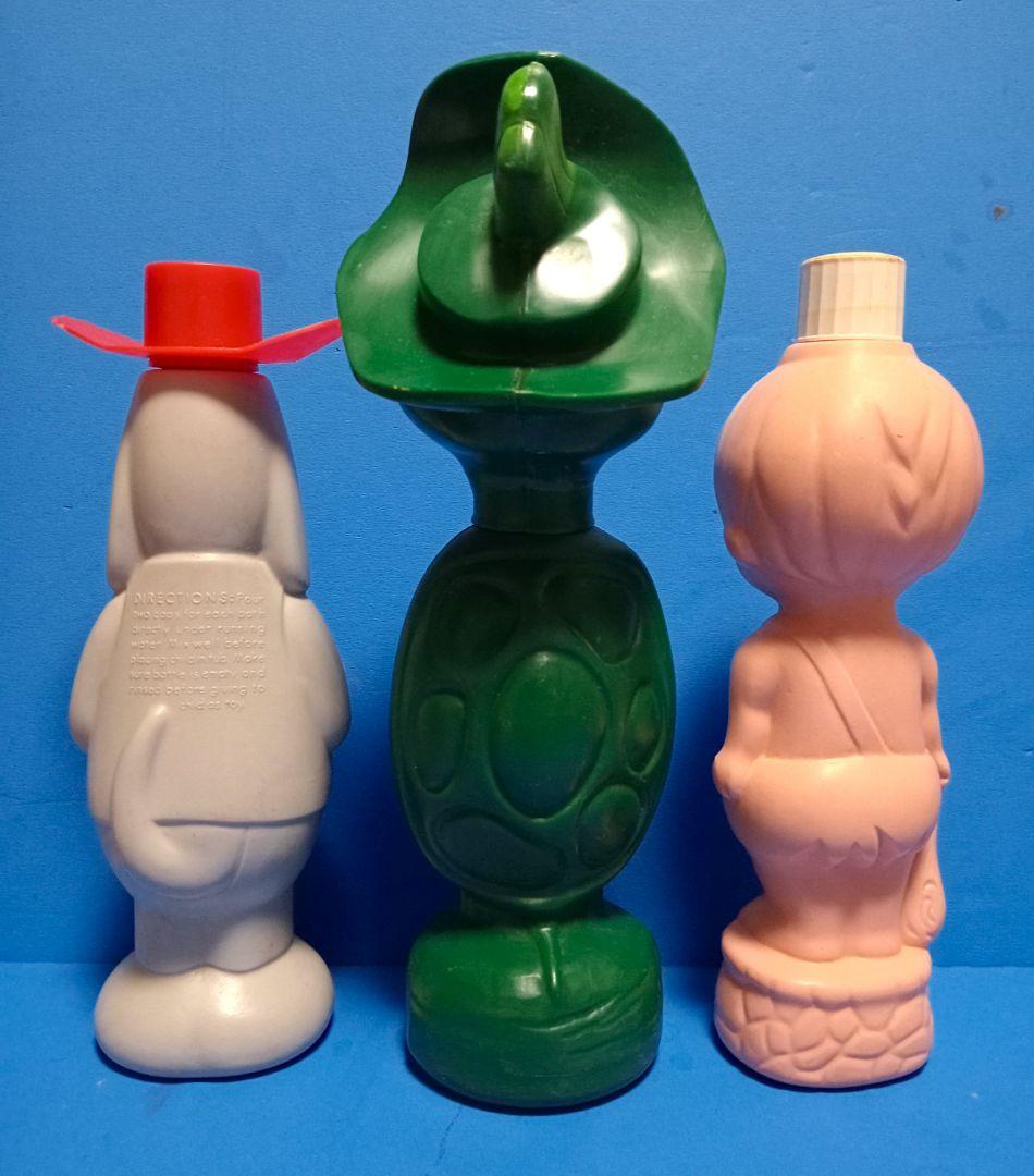 1960s 米国ビンテージsoaky ソーキー ソープボトル×3突貫カメ君、他