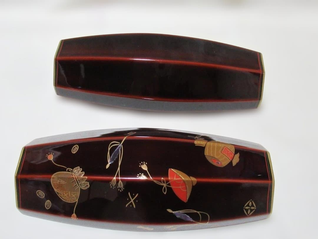 茶道具　宝尽蒔絵　ぶりぶり香合　一星造　共箱