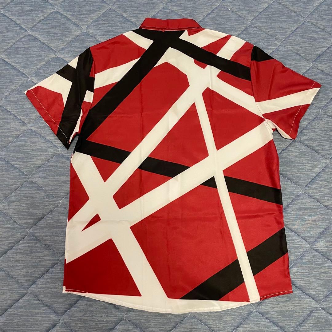 VAN HALEN ギター柄 アロハ シャツ 未使用新品 EVH 5150
