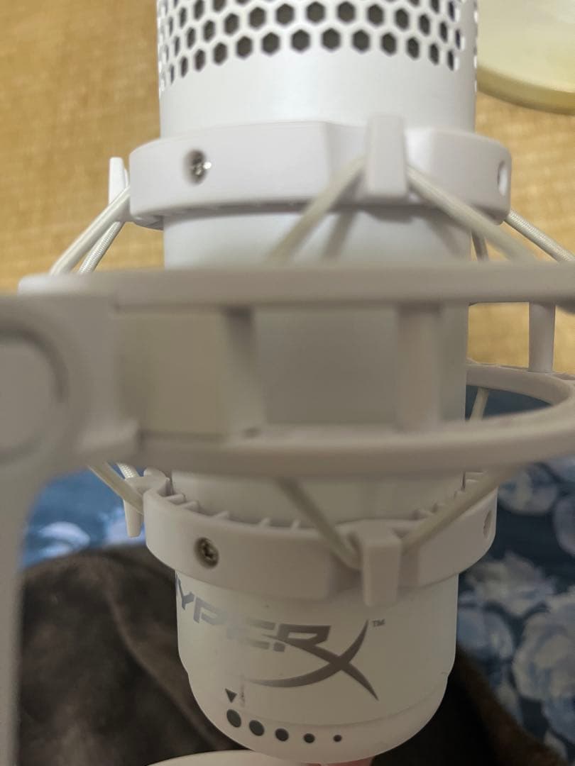 HyperX QuadCast S ホワイト コンデンサーマイク