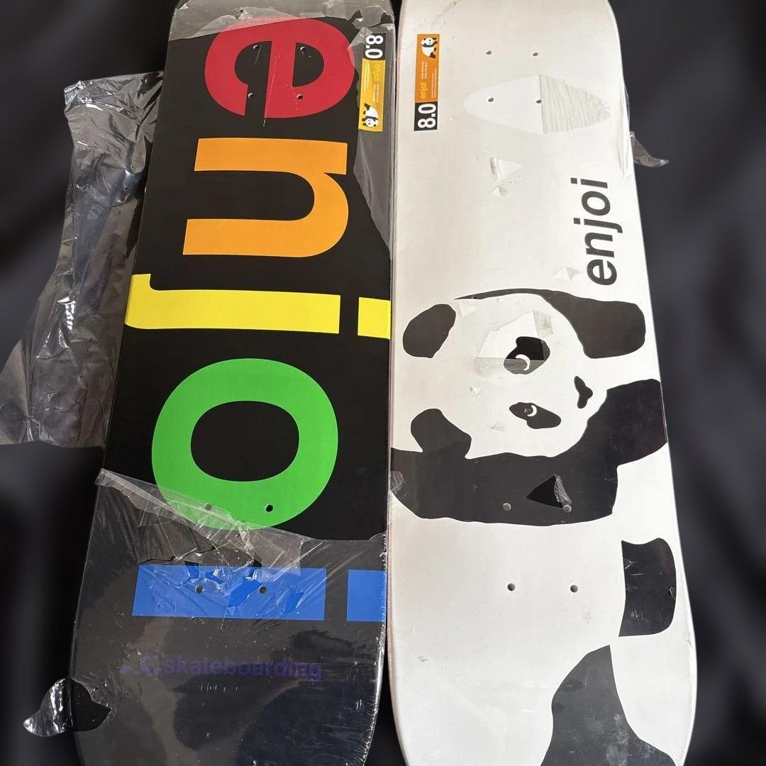 enjoi パンダデザイン スケートボードデッキ 8.0インチ