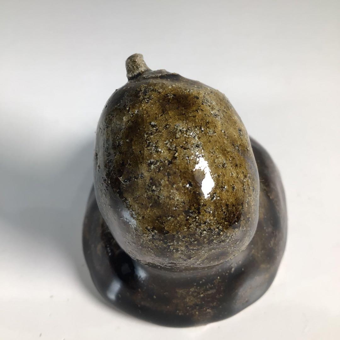 Ｎ２８１　香合　『徳澤守俊造』『久田宗也　尋牛斎　箱書』『瓢香合』　共箱　茶道具