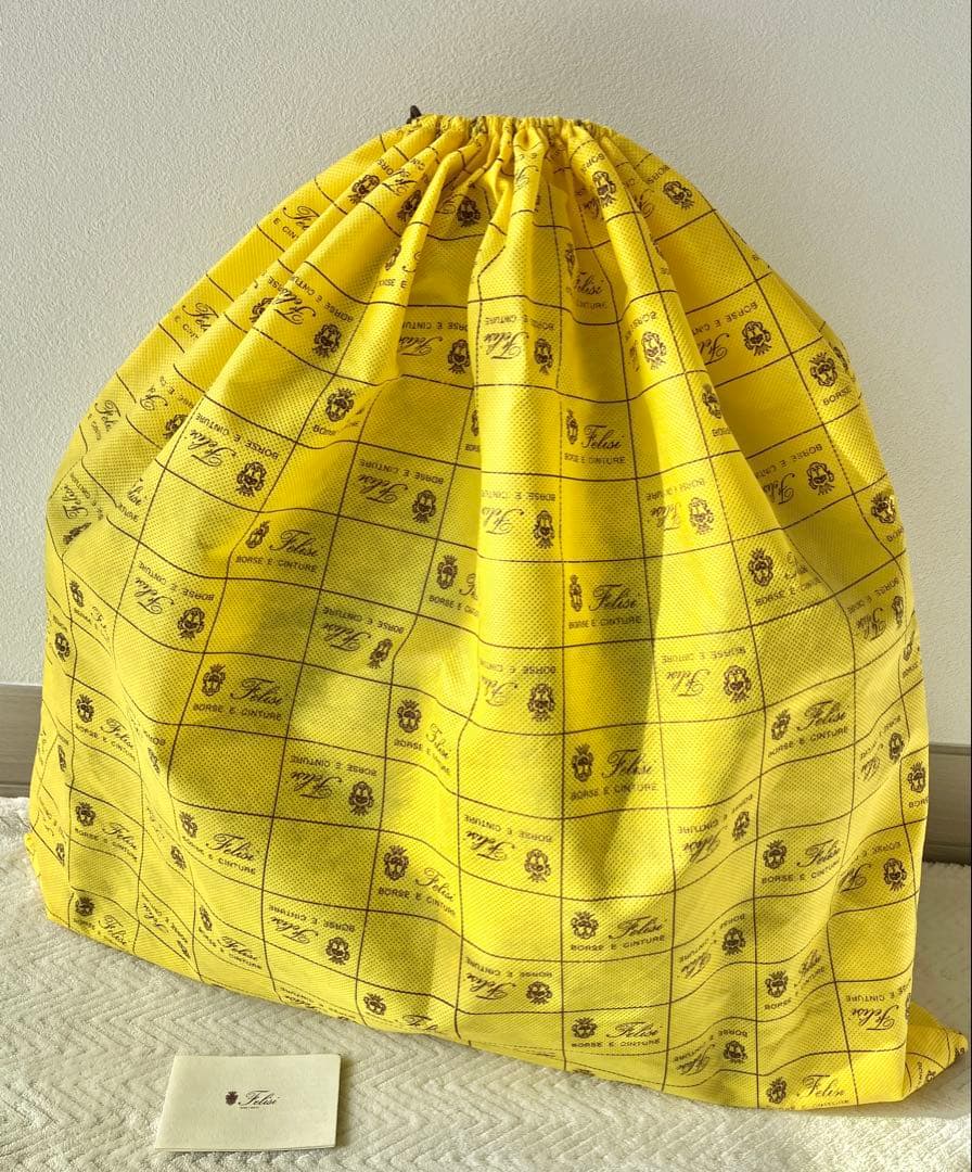 【美品★】Felisi フェリージ 8637/2 ビジネスバッグ ブラック 袋付