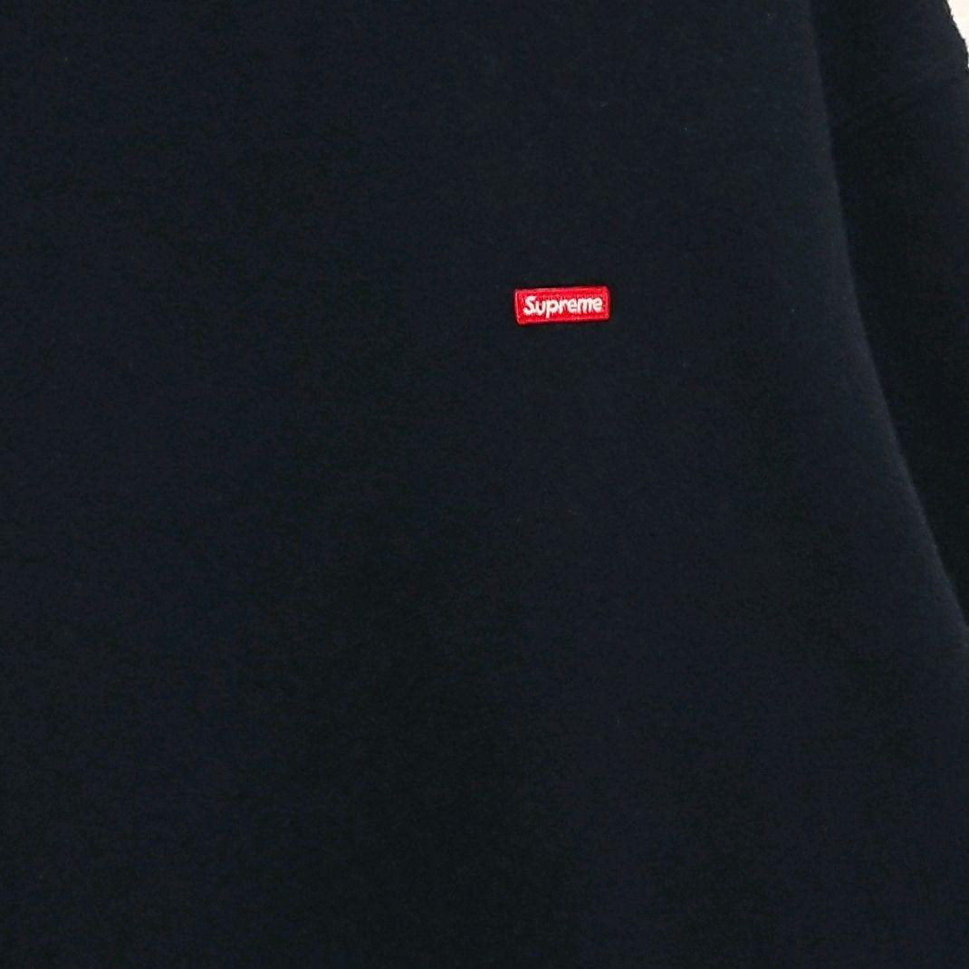 希少 シュプリーム スモールボックス 刺繍ロゴ ポーラテック フリース パーカー