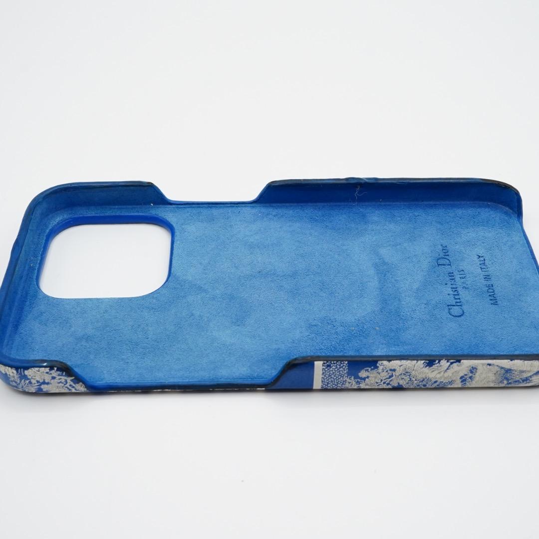 Christian Dior iPhone13 用ケース ブルー
