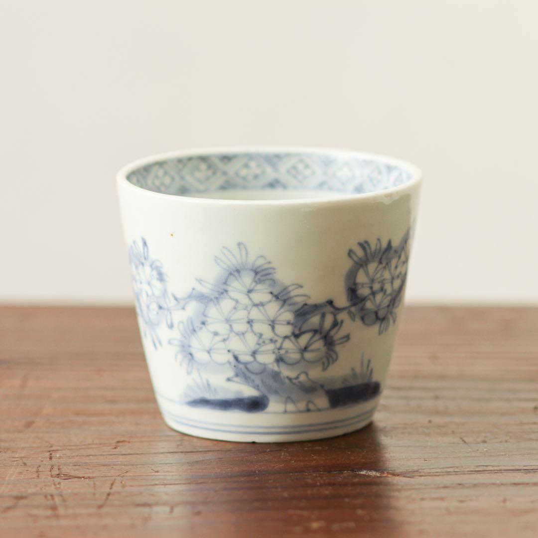 伊万里　古伊万里　江戸　後期　蕎麦猪口　蛇の目