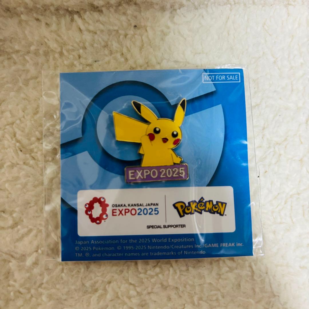 【未開封】EXPO2025 大阪・関西万博 ポケモン ピカチュウ ピンバッジ
