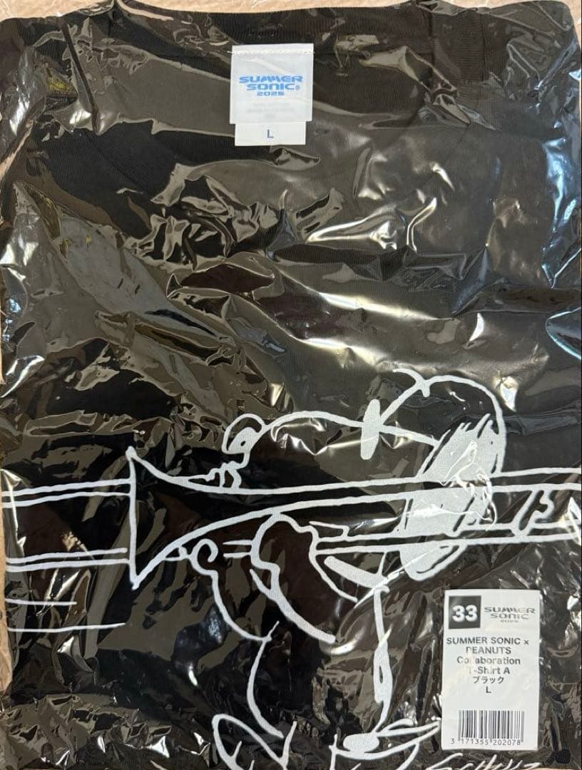 SUMMER SONIC 2025 PEANUTS スヌーピー Tシャツ L