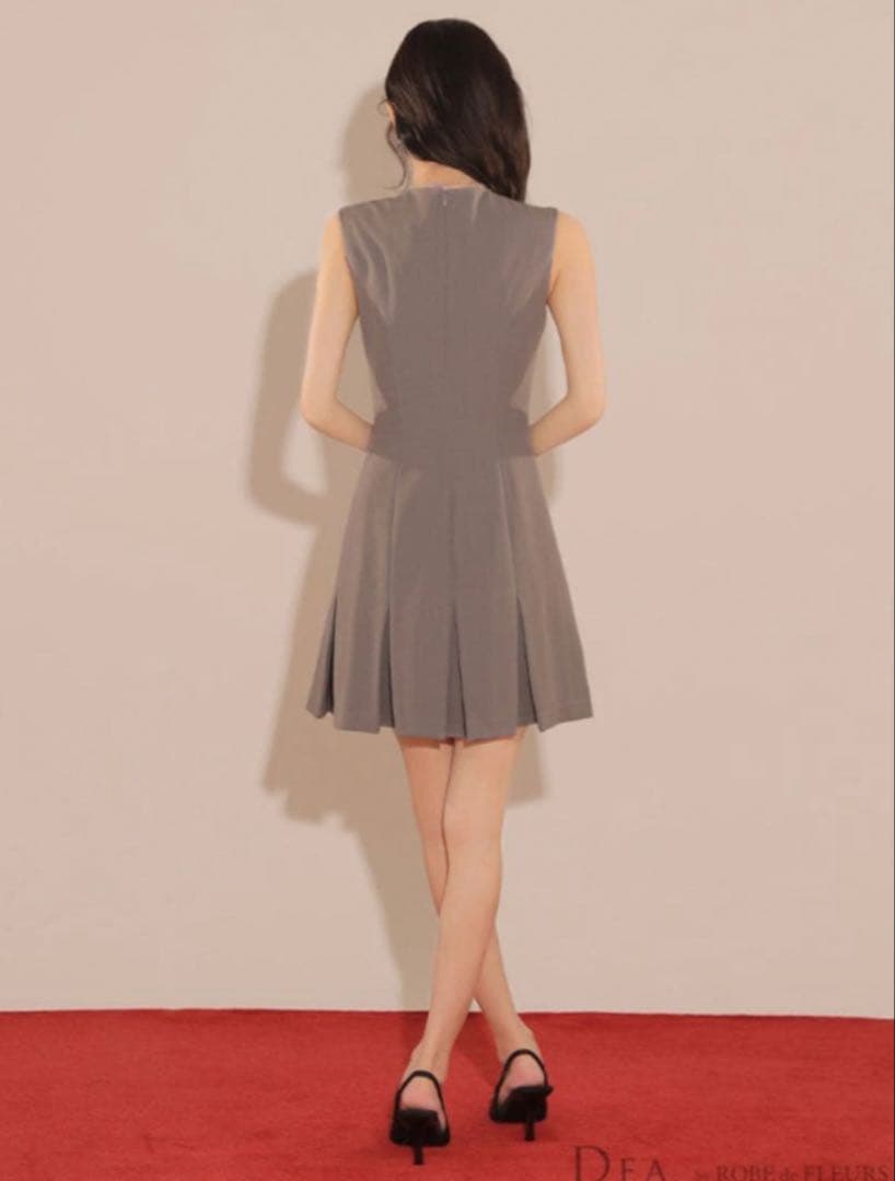 【ROBEdeFLEURS】 キャバドレス グレー