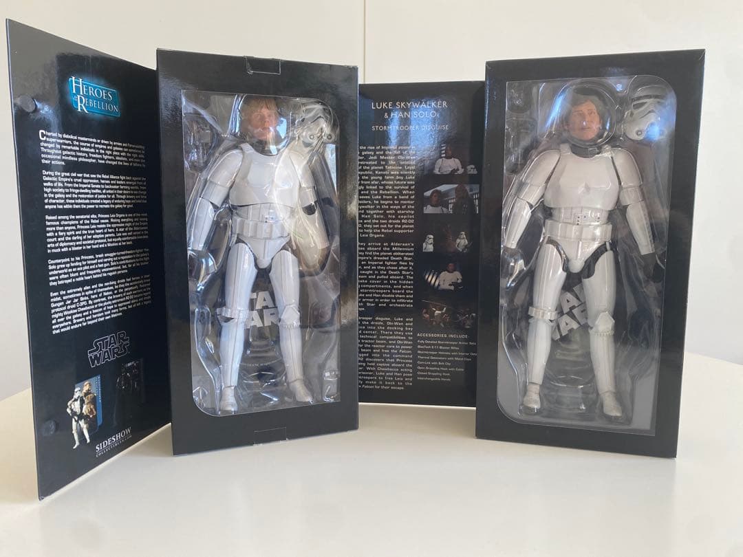 SIDESHOW ハンソロ ルーク デススター侵入時 ストームトルーパー 1/6