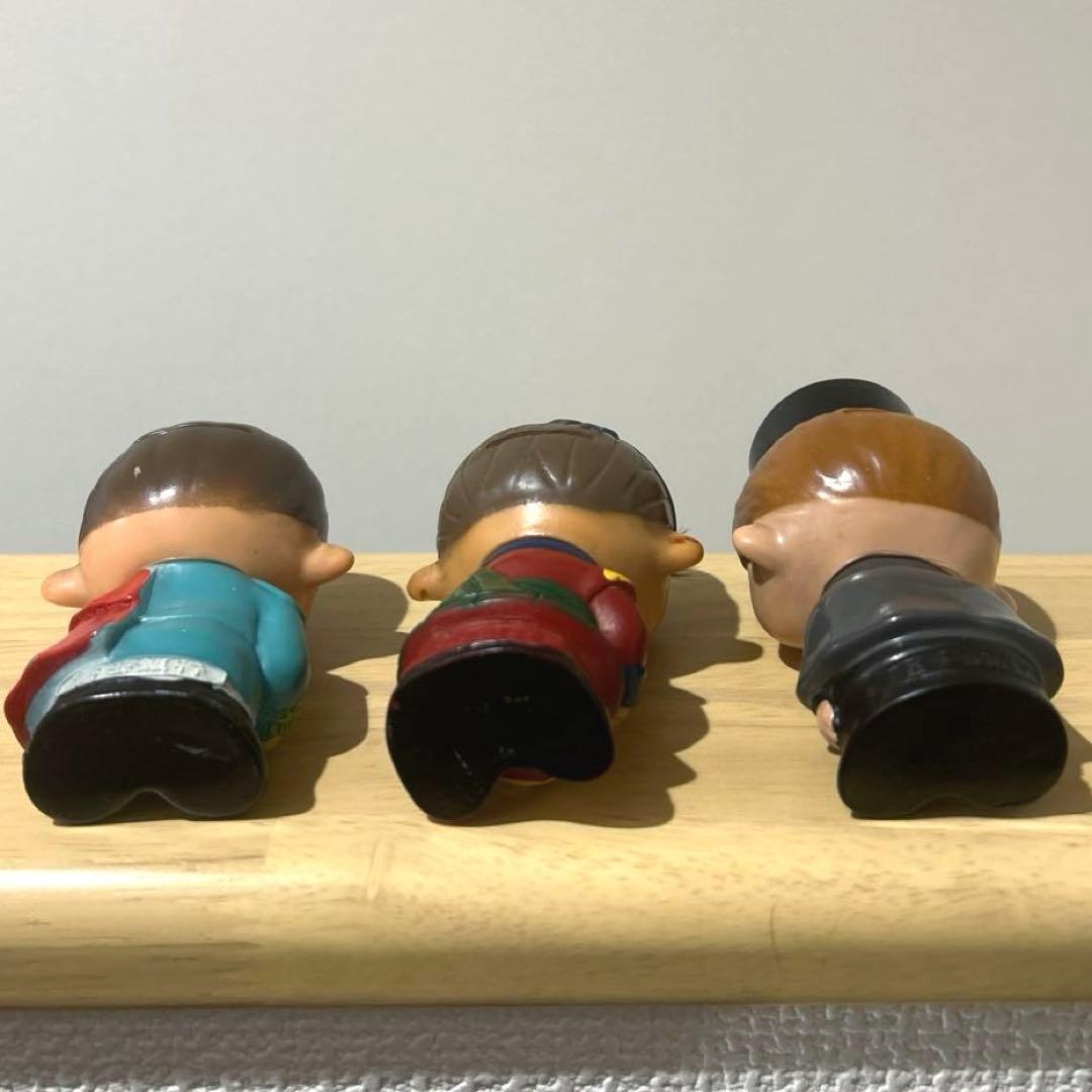 富士銀行 ソフビ ボクちゃん ノベルティグッズ 昭和レトロ 貯金箱