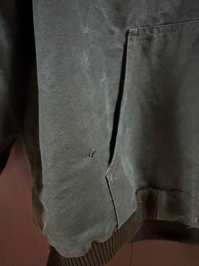 carhartt アクティブジャケット　モスグリーン　 ダック生地