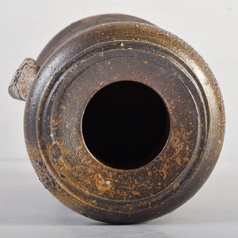 備前焼 人間国宝 金重陶陽作 花入 共布 道明識箱 D R8519B - メルカリ