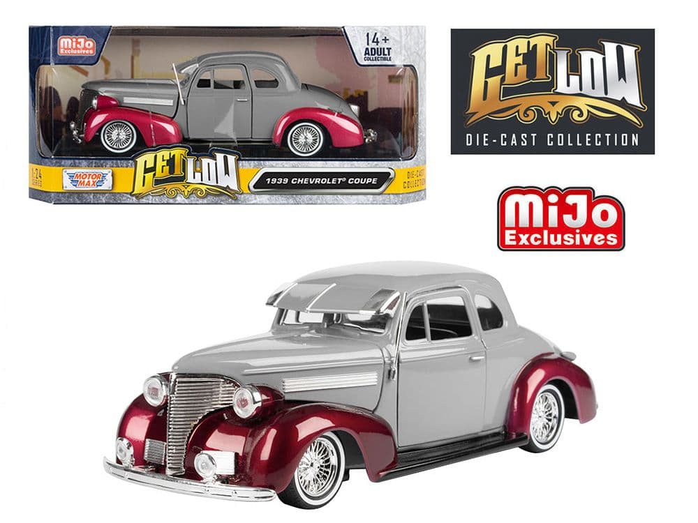 モーターマックス　1939 シボレークーペ・ローライダー (グレー)